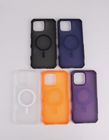 Coques de téléphone portable en TPU avec dos en PC translucide pour iPhone 18 Pro Max, antichoc, magnétique