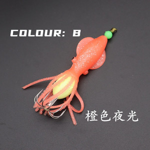 Esca Artificiale Morbida Biomimetica a Forma di Polpo, Calamaro o Seppia, Rocket Squid 110MM 66G, Attrezzatura da Pesca Esportata in Corea del Sud - Product Image 4