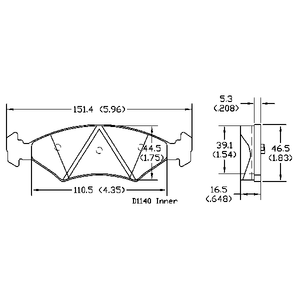 Vente en gros de nouvelles plaquettes de frein à disque en céramique d'essieu avant de haute qualité D1140-8251 pour Ford Fiesta Ka - Product Image 4