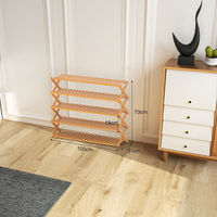 Étagère à chaussures en bambou, 2, 3, 4, 5, 6 niveaux, pliables, présentoirs de plantes, organisateur de rangement, vente en gros,