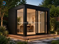 Skyacross Container Factory Maison Conteneur Modulaire Moderne Design Rectangulaire Préfabriquée Tiny House pour Bureau à Domicile Style Minimaliste