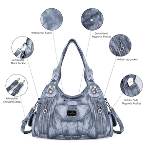 天使之吻女式小众欧美风格豹纹时尚单肩斜挎包批发 - Product Image 2