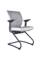Chaise de bureau visiteur en maille à dossier haut, design moderne et élégant, pour réunions et conférences, avec fonction massage