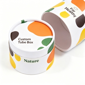 Envase Cilíndrico Ecológico para Cosméticos, Botella para Cuidado de la Piel, Tubo de Papel, Empaque Redondo de Cartón Impreso Personalizado con Ventana Transparente - Product Image 4