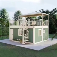 Appartement complet personnalisé de 20 pieds, maison préfabriquée meublée, maison préfabriquée en conteneur, maison préfabriquée en kit avec salle de bain et cuisine