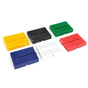 Thử Nghiệm Thí Nghiệm Nguyên Mẫu Không Hàn Màu Vàng SYB-170 Breadboard 170 Tie-Points 35*47*8.5Mm