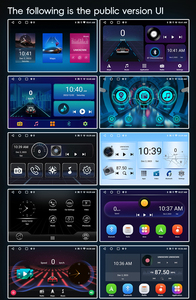New UI thiết kế 1G 32G nhà máy xe máy nghe nhạc Màn hình cảm ứng stereo 2 DIN Car DVD Player USB BT WIFI 9 inch Carplay đài phát thanh xe Android - Product Image 6