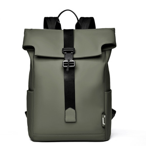 Baofly Men's <b>Backpack</b> 15 Inches Lightweight Business Travel Laptop Bag Solid Color Commuter Casual Waterproof College <b>Student</b> - Product Image 5