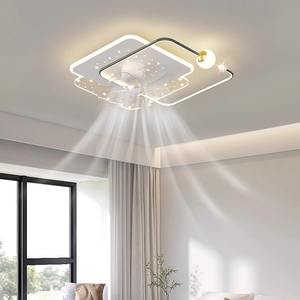 インテリジェント星空雰囲気LEDシーリングファンランプ360度首振り静音全室パッケージ（ホームデコレーション用、中山ホーム） - Product Image 4