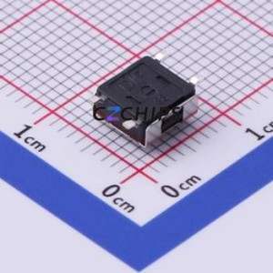 DTSMW-69N-V-T/R Tactile Switch SMD,6.2x6.3mm Switch Single Pole Single Throw Round Button Vertical Mount 6.2mm - Product Image 2