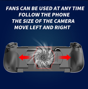 RALAN X3 Game Controller <span class=keywords><strong>2</strong></span> em <span class=keywords><strong>1</strong></span> Ventilador de Refrigeração Dupla Vibração Handle Retrátil <span class=keywords><strong>Gamepad</strong></span> Tabela Suporte Jogos Nativos - Product Image 5