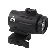 Red Win Hellcat 3x Grossisseur à point rouge en caoutchouc ultra compact 1/3 ou Full Co-witness, montage QD rabattable, compatible avec les points rouges