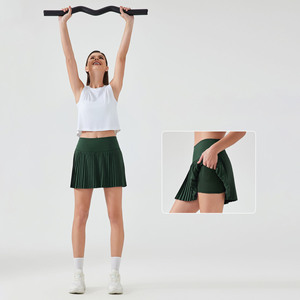 Vente en gros de jupes taille haute pour femmes, tissu de refroidissement par eau plissé pour fille chaude, jupe élastique de sport de golf et de tennis pour femmes, haute qualité - Product Image 2