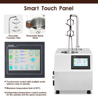10L RVS Chocolade Tempereringsmachine Chocolade Coatingmachine voor Noten en Koekjes