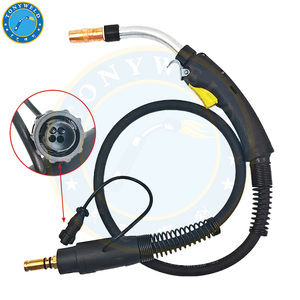 Pistola per saldatura ad aria raffreddata Bnd <span class=keywords><strong>Btb</strong></span> Q30, torcia per saldatura MIG 300A all'ingrosso, connettore Euro, cavo in rame, ricambio per pistola - Product Image 5