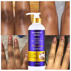 Nouvelle Lotion <span class=keywords><strong>Visage</strong></span> et Corps Marque Privée Crème Corporelle Éclaircissante pour Peaux Noires Lotion Corporelle Forte Blanchissante - Product Image 1