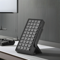 Teclado POS Mini KB40MS de Alta Calidad, Totalmente Programable, Puerto USB con Lector de Tarjetas MSR LIF para Sistemas POS
