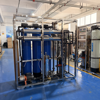 Système de purification d'eau RO commercial LEVAO 500LPH, machine d'osmose inverse, prétraitement au sable et au charbon pour les aliments et les boissons