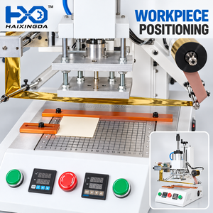 Prensa térmica para grabado en relieve en caucho de silicona con ajuste de presión de aire, molde térmico y operación automática de rollo de lámina. - Product Image 1