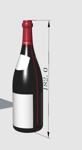 Fabrik verkauf werbe outdoor dekoration riesigen aufblasbaren wein flasche für werbung - Product Image 2