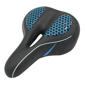 Sillín de <span class=keywords><strong>bicicleta</strong></span> ventilado de alta elasticidad con bolas de doble absorción de golpes Cómodo acolchado de <span class=keywords><strong>Gel</strong></span> de nido de abeja Nuevo sillín de <span class=keywords><strong>Gel</strong></span> - Product Image 1