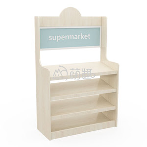 Moetry - Juego de Muebles de Madera de 16 Metros Cuadrados para Juegos de Rol Infantiles, para Aula y Supermercado, Juego de Imitación para Centros Montessori o Uso Escolar - Product Image 5