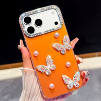 Coque de téléphone antichoc Bling Flasher Butter pour iPhone 18 (tous modèles), 17, 16 Pro Max, 15, 14, 13 – Vente en gros usine