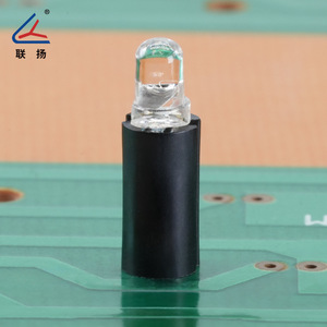 Soporte de Lámpara LED de Doble Orificio Lianyang, Espaciador de Diodos de Plástico Negro de Nylon de 5 mm para Placa de Circuito - Product Image 3