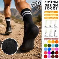 Chaussettes personnalisées de marque pour la course à pied, le cyclisme, le tricot, le jacquard, le triathlon, chaussettes pour hommes avec logo personnalisé, design en coton, nouvelles chaussettes de sport East