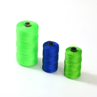 Fil de pêche multifilament PE en gros, 210D, couleur noire, haute ténacité, 1000 m de longueur sur bobine