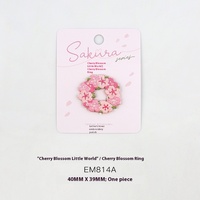 En stock, patchs brodés autocollants à motif de fleurs de cerisier |   Patchs animaux Sakura mignons avec paillettes pour sacs et coques de téléphone