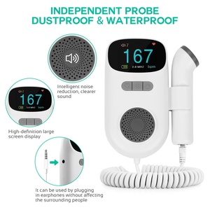 <span class=keywords><strong>Doppler</strong></span> fœtal de couleur blanche pour usage domestique, fabriqué par le fabricant d'origine (OEM), destiné aux femmes enceintes - Product Image 6