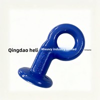 Anneau de nez d'éléphant forgé G80 de haute qualité, anneau d'angle en matériau 40Cr, crochet de levage pour applications de levage, pour conteneur de pulvérisation en plastique