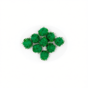 ILAN Bolita Pompom 0,8 cm Verde Decorazione Natalizia 100 Pezzi - Product Image 1