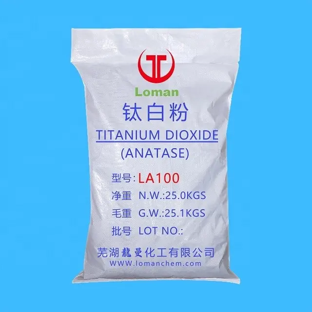 상하이에서 최고 순위 Loman Anatase 이산화 티타늄 Ti02 공급 업체