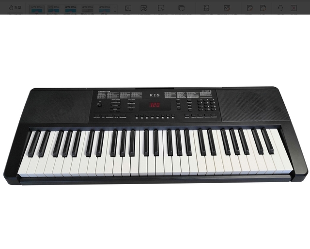 Wholesale Price Easy to Learn Mini Touch Keyboard K15 Portable Compact Electronic Keyboard Perfect for Students Beginners