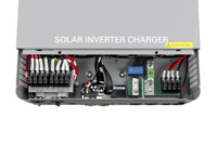 Onduleur solaire tout-en-un PowMr à prix de gros, sortie monophasée 110V/220V, 10KW 12KW 51.2V, prend en charge le parallèle jusqu'à 6 unités