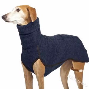 2025 gran oferta <span class=keywords><strong>de</strong></span> lujo sólido grande galgo polar poliéster ecológico invierno perro pijamas sudaderas con capucha al por mayor - Product Image 3