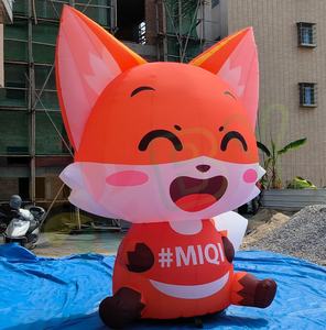 Hochwertige Werbung aufblasbare Fox Character Model Giant Cartoon Fox Character mit aufblasbaren für <span class=keywords><strong>Promotion</strong></span> - Product Image 2