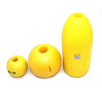 Mini flotteur de pêche Eva boule flottante haute densité profil en T queue coupée pour perche poisson léger accessoire de pêche en mer filet maillant coulissant
