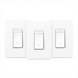 Interruptor inteligente regulable estándar de EE. UU., unipolar, de policarbonato, requiere cable neutro, Wi-Fi de 2.4GHz, compatible con Alexa y Google Home, no requiere hub. - Product Image 1