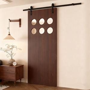 باب تخزين باب الحظيرة من الخشب العتيق الساخن ، باب منزلي شخصي ، تصميم متعدد الاستخدامات مختلط ومطابق - Product Image 2