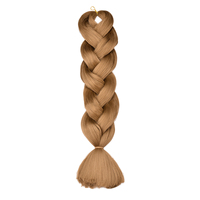 Kanekalon fibre jumbo tresse différentes couleurs et longueur jumbo tressage cheveux pour le choix