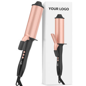 <span class=keywords><strong>Fer</strong></span> à boucler professionnel MeStar Factory avec logo personnalisé, en céramique, 2 pouces, à baril large, pour cheveux moyens à épais - Product Image 1