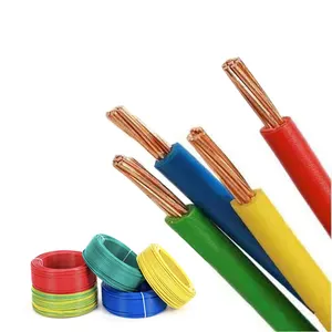 Produsen Menjual 1.5Mm Kawat 2.5MmPvc Rumah Kabel Listrik dan Kawat Bangunan atau Tembaga Terjalin Inti Tunggal