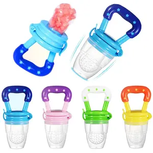 Wholesales Baby Infant Food Fruit Chew Nipple Feeder Silicone Pacifier Fruits Feeding Supplies Soother Nipples Soft Feeding