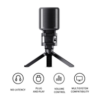 Youtube Premium Pro professionale Studio Audio condensatore microfono Desktop di registrazione PC e suono
