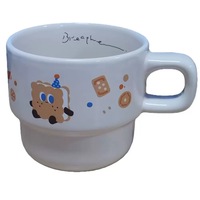 Tasse en céramique personnalisée avec revêtement par sublimation, motif imprimé par transfert thermique, tasse à café en porcelaine renforcée de type Bone China, fabricant