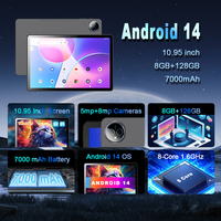Tablet PC Android 14 de 10 Pulgadas con Pantalla Táctil al por Mayor, 8GB de RAM, 128GB de ROM, Teclado, Tablet para Negocios