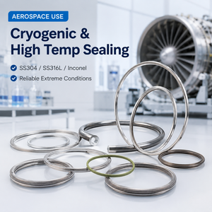 Anillo de Sellado Metálico Hueco SS304 SS316L Inconel, Personalizado, con Diámetro Interior y Exterior, para Sellado Criogénico y de Alta Temperatura en Aplicaciones Aeroespaciales - Product Image 3